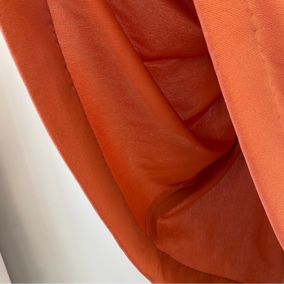 Vintage ILGWU Union Made Coral Formal Dress - Picture 7 of 13